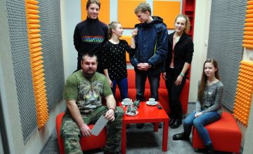 Redaktorzy SMS Magazynu w Nowinach Raciborskich