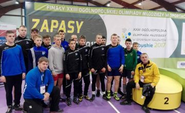 Zapaśnicy na Ogólnopolskiej Olimpiadzie Młodzieży