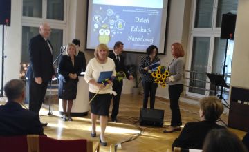 Barbara Winkler i Kazimierz Stępień z Nagrodami Marszałka Województwa Śląskiego