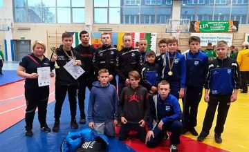 Zapaśnicy na podium Pucharu Polski