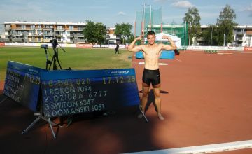 Srebro Szymona Dziuby na Mistrzostwach Polski
