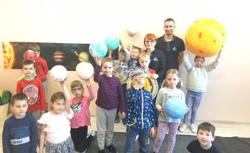 Mobilne planetarium w ZSOMS