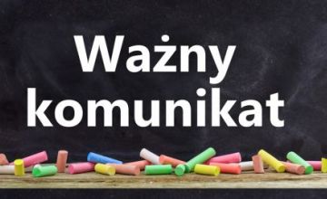 Ważna informacja dla maturzystów