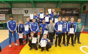 Wszyscy zapaśnicy z medalami Mistrzostw Śląska!