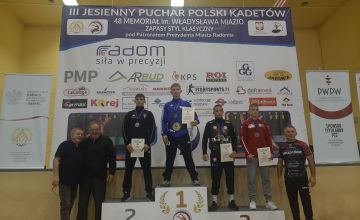 3 złote medale zapaśników w Pucharze Polski Kadetów