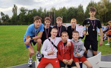 II miejsce chłopców w finale wojewódzkim festiwalu sztafet