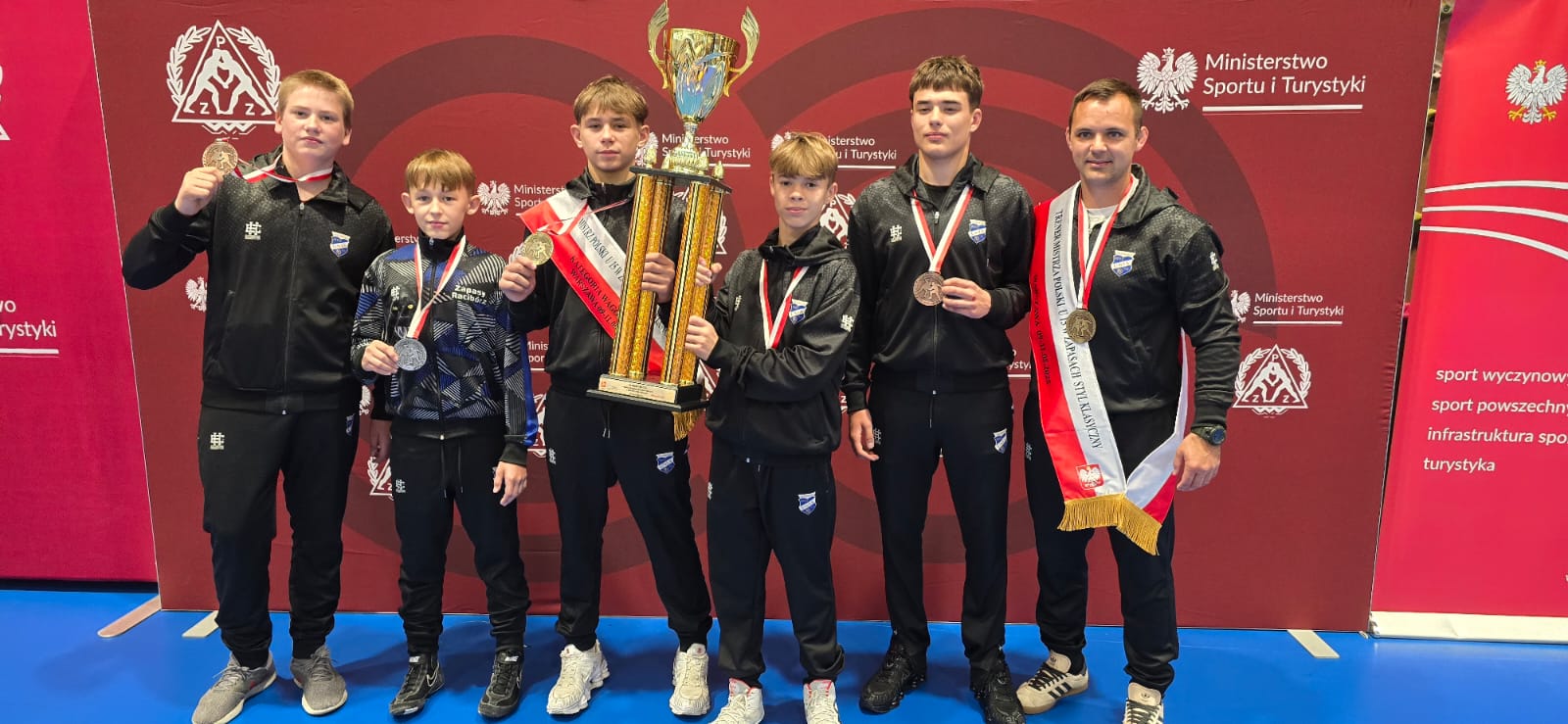 5 medali Mistrzostw Polski U15 w zapasach klasycznych