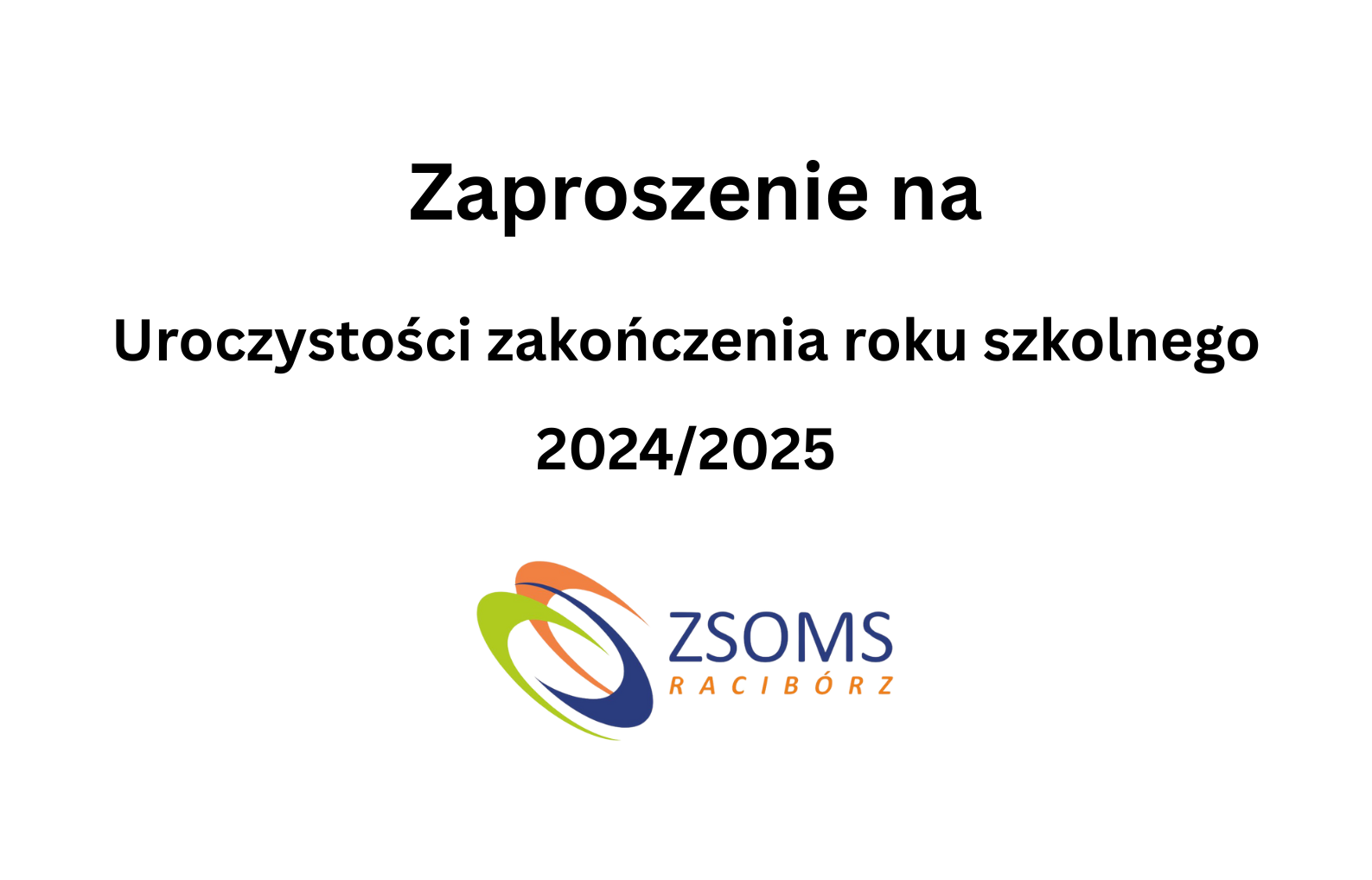 Zakończenie roku szkolnego 2024/2025