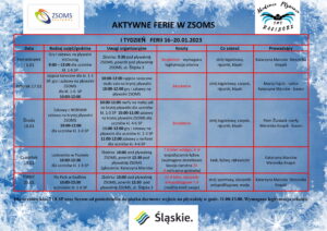 AKTYWNE FERIE Z ZSOMS i AKADEMIĄ SMS-1