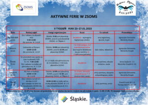 AKTYWNE FERIE Z ZSOMS i AKADEMIĄ SMS-2